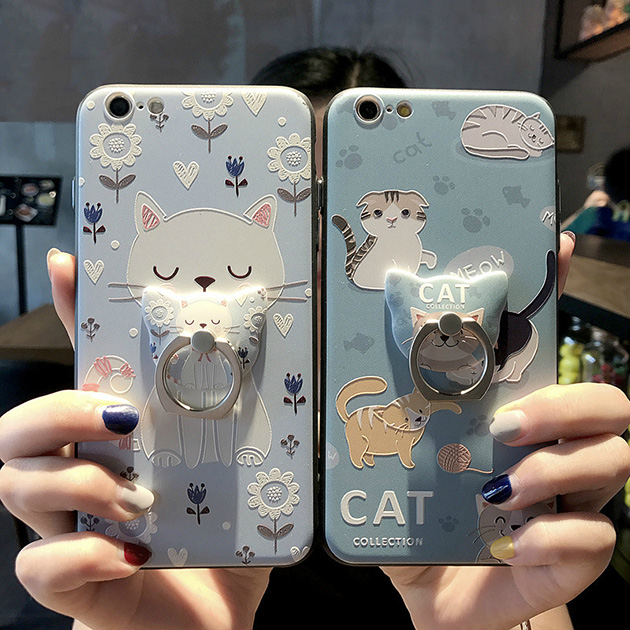 เคส iPhone XS MAX เคส iPhone X , iPhone 7 , 8 Plus พร้อมแหวน